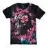 Blusa Fem. 5%off Legal Skull Roses Caveira Diferente Linda