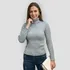 Blusa Femina Tricô Gola Alta Cacharrel Datelhe Trança Frio