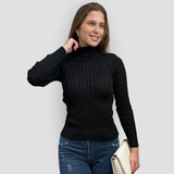 Blusa Femina Trico Gola
