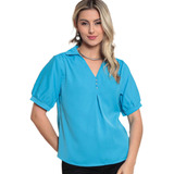 Blusa Feminina Acetinada Verao