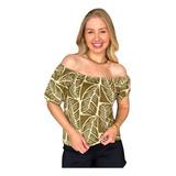 Blusa Feminina Adulto Ciganinha