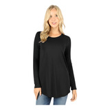 Blusa Feminina Alongada Gola