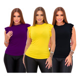 Blusa Feminina Babado Kit