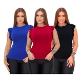 Blusa Feminina Babado Kit