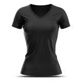 Blusa Feminina Baby Look Dry Fit Esportiva Com Proteção