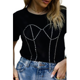 Blusa Feminina Baby Look