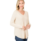 Blusa Feminina Basica Alongada