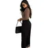 Blusa Feminina Básica Manga Longa Casual Moda Inverno