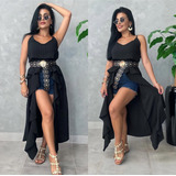 Blusa Feminina Bata Longa