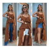 Blusa Feminina Bata Longa