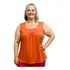 Blusa Feminina Bata Regata Lisa Moda Basica Plus Size