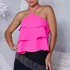 Blusa Feminina Blusinha Bata Babado Amarração Moda Blogueira