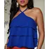 Blusa Feminina Blusinha Bata Babado Amarração Moda Blogueira
