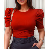 Blusa Feminina Blusinha Manga