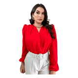 Blusa Feminina Body Transpassado