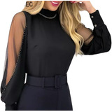 Blusa Feminina Bordada Renda