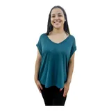 Blusa Feminina Botone Manga