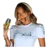 Blusa Feminina Branca Algodão Bordada Frente E Manga Flores
