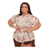 Blusa Feminina Camisa Viscose