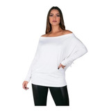 Blusa Feminina Canoa Manga