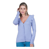 Blusa Feminina Cardiga Com