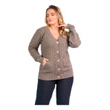 Blusa Feminina Casaco Cardigan
