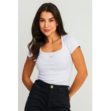 Blusa Feminina Casual Decote