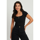 Blusa Feminina Casual Decote