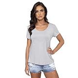 Blusa Feminina Com Fenda