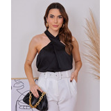Blusa Feminina Com Gola