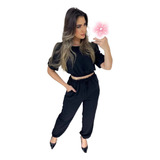 Blusa Feminina Conjunto Calca