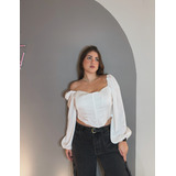 Blusa Feminina Corselet Manga