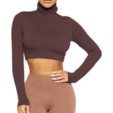 Blusa Feminina Cropped Gola
