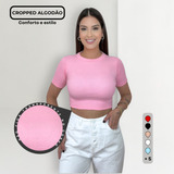Blusa Feminina Cropped Manga