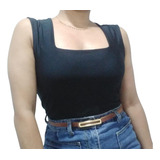 Blusa Feminina Decote Quadrado