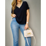 Blusa Feminina Decote V