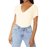 Blusa Feminina Decote V