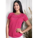 Blusa Feminina Delicada Bordada