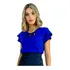 Blusa Feminina Detalhe Gota Com Manga Curta Moda Evangélica
