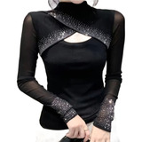 Blusa Feminina Elegante Classica