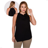 Blusa Feminina Elegante Crepe