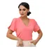 Blusa Feminina Elegante Manga Curta Social Alfaitaria Verão