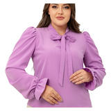 Blusa Feminina Elegante Manga