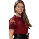 Blusa Feminina Elegante Moda