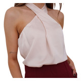Blusa Feminina Em Cetim