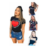 Blusa Feminina Estampada Atacado