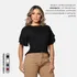 Blusa Feminina Estilo Fashion Moda Elegante Confortável Dia