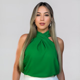 Blusa Feminina Gola Alta