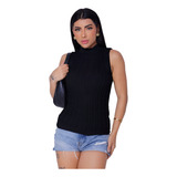 Blusa Feminina Gola Alta