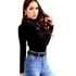 Blusa Feminina Gola Alta Manga Comprida Modelo Segunda Pele